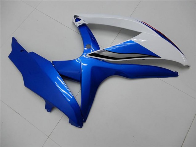 Carénages Moto Suzuki GSXR 600/750 2008-2010 - Blanc Bleu