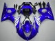 Carénages Moto Yamaha YZF R6 2003-2004 - Bleu Blanc