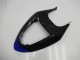 Kits Carénage Moto Kawasaki ZX6R 2005-2006 - Bleu Noir Brillant