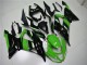 Kits Carénage Moto ABS Kawasaki ZX6R 2013-2018 - Vert Noir Brillant