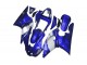 Carénage Moto Yamaha YZF R1 2000-2001 - Bleu Blanc