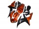 Carénages Moto Yamaha YZF R1 2002-2003 - Orange Noir Mat
