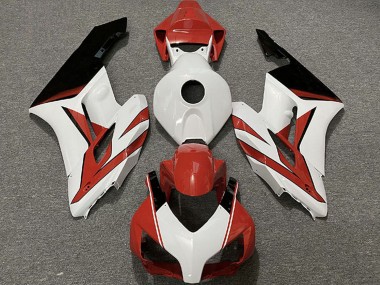 Carénages Moto Honda CBR1000RR 2004-2005 - Blanc Rouge Noir Brillant