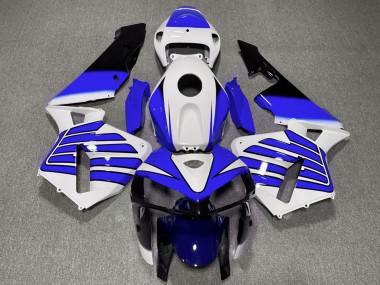 Carénages Moto Honda CBR600RR 2005-2006 - Blanc Bleu Ailes
