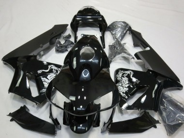 Carénages Moto Honda CBR600RR 2003-2004 - Noir Brillant Spécial Design
