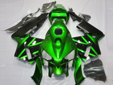 Carénages Moto Honda CBR600RR 2005-2006 - Vert Noir