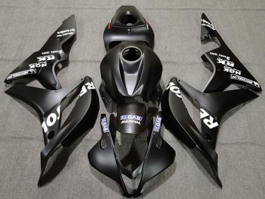 Carénages Moto Honda CBR600RR 2007-2008 - Noir Mat Blanc Repsol