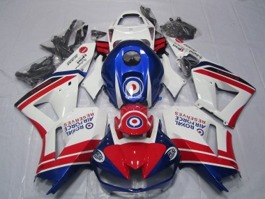Carénages Moto Honda CBR600RR 2013-2026 - Blanc Rouge Bleu Royal Air Force