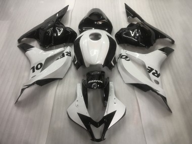 Carénages Moto Honda CBR600RR 2009-2012 - Blanc Noir Brillant Repsol