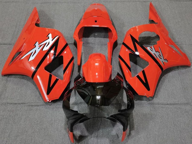 Carénages Moto Honda CBR954RR 2002-2003 - Rouge Noir Brillant Bande