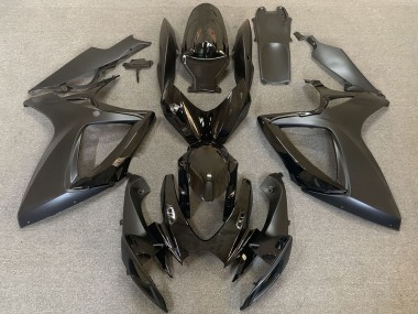 Carénages Moto Suzuki GSXR 600 / GSXR 750 2006-2007 - Noir Brillant Noir Mat