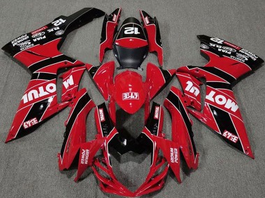 Carénages Moto Suzuki GSXR 600 / GSXR 750 2011-2024 - Rouge Noir Motul