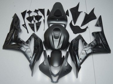 Carénages Moto Honda CBR600RR 2007-2008 - Noir Mat Graffiti