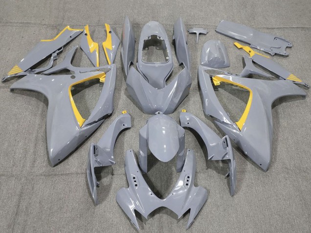 Carénages Moto Suzuki GSXR 600 / GSXR 750 2006-2007 - Nardo Gris Jaune