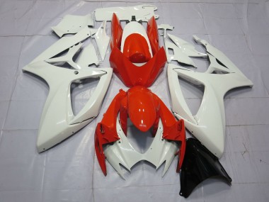 Carénages Moto Suzuki GSXR 600 / GSXR 750 2006-2007 - Blanc Rouge