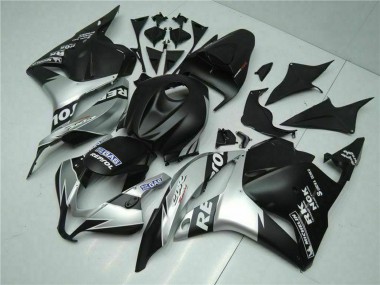 Carénages Moto Honda CBR600RR 2009-2012 - Argent Noir Mat Repsol