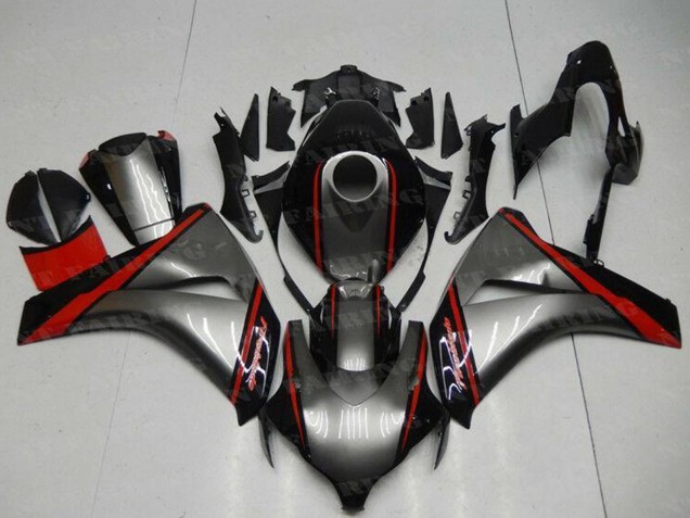 Carénage Moto Honda CBR1000RR 2008-2011 - Gris Rouge Noir Brillant