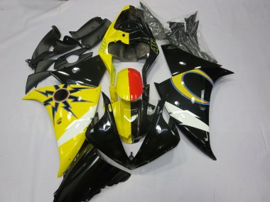 Carénages Moto Yamaha R1 2012-2014 - Jaune Noir Rouge