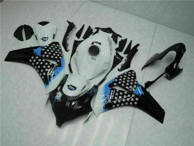 Carénage Moto Honda CBR1000RR 2008-2011 - Blanc Bleu Noir Brillant
