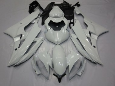 Carénages Moto Yamaha R6 2006-2007 - Blanc Brillant