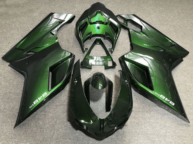 Carénages Moto Ducati 848 2007-2014 - Vert