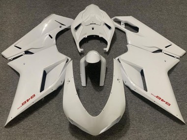 Carénage Moto Ducati 848 2007-2014 - Blanc Perle