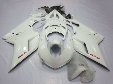 Carénages Moto Ducati 848 2007-2014 - Blanc Perle