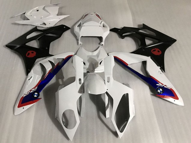 Carénages Moto BMW S1000RR 2015-2016 - Blanc Rouge Bleu Noir Mat