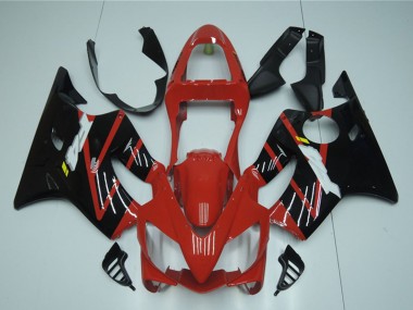 Kits Carénage Moto ABS Honda CBR600 F4i 2001-2003 - Rouge Noir Brillant