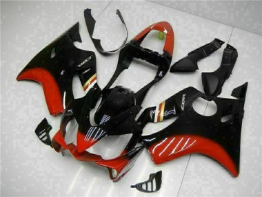 Kits Carénage Moto Honda CBR600 F4i 2001-2003 - Rouge Noir Brillant