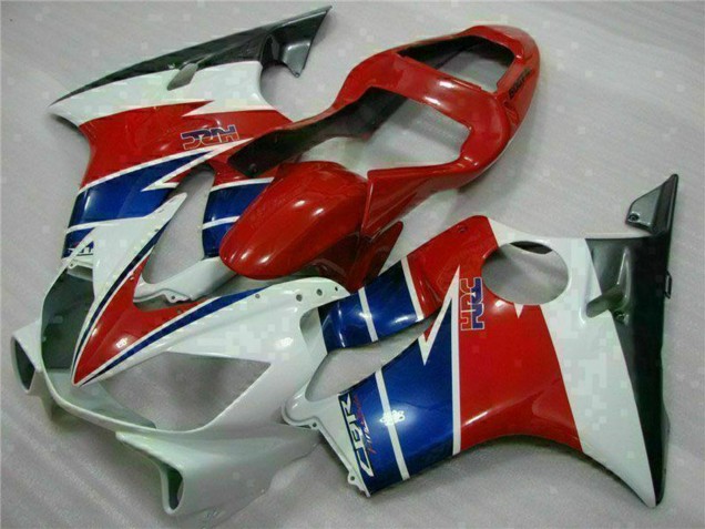 Carénage Moto Honda CBR600 F4i 2001-2003 - Blanc Rouge Bleu Noir