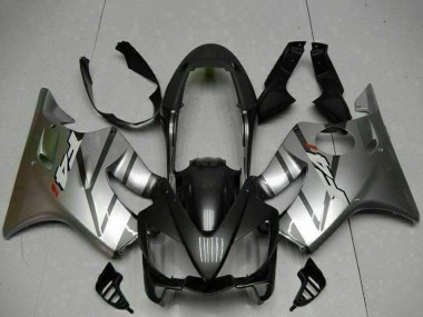 Carénages Moto Honda CBR600 F4i 2004-2007 - Argent Noir Mat