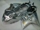 Carénage Moto Honda CBR1100XX Blackbird 1996-2007 - Argent Noir Flamme