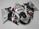 Carénages Moto Suzuki GSXR 600/750 2001-2003 - Argent Noir Brillant Rouge