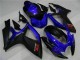 Carénages Moto Suzuki GSXR 600/750 2006-2007 - Bleu Noir Mat Rouge