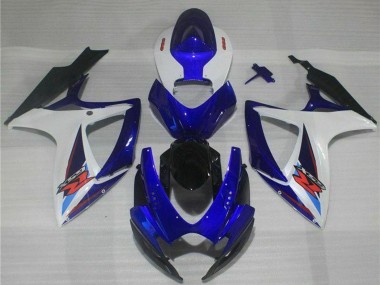 Carénages Moto Suzuki GSXR 600/750 2006-2007 - Blanc Bleu Noir Rouge