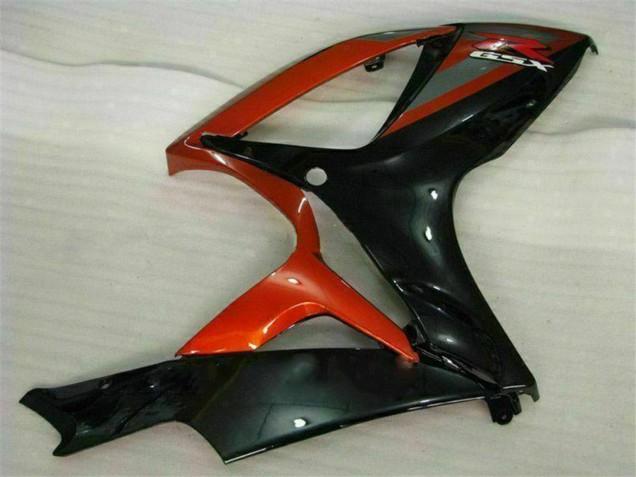 Carénages Moto Suzuki GSXR 600/750 2006-2007 - Noir Brillant Rouge