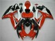 Carénages Moto Suzuki GSXR 600/750 2006-2007 - Blanc Rouge Noir Brillant Bande
