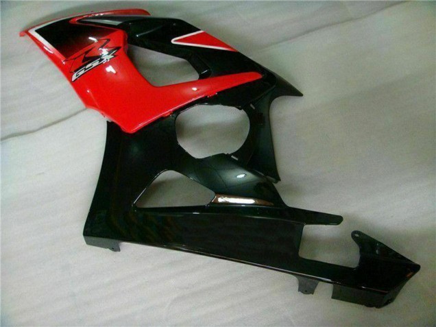 Carénages Moto Suzuki GSXR 1000 2005-2006 - Rouge Noir Brillant Noir Mat