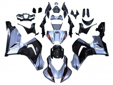 Carénages Moto Honda CBR1000RR-R 2020-2023 - Argent Noir Brillant