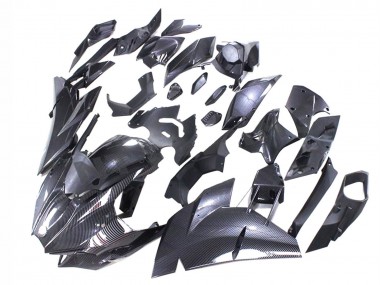 Carénages Moto Kawasaki Ninja H2 2015-2022 - Noir Fibre de Carbone