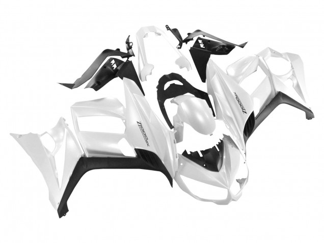 Carénages Moto Kawasaki Z1000SX 2010-2016 - Blanc Perle Noir