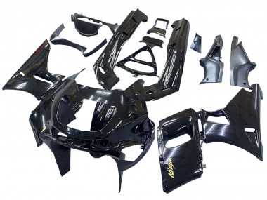 Carénages Moto Kawasaki ZZR400 1993-2007 - Noir Brillant Or Ninja