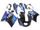 Carénages Moto Kawasaki ZZR1100 1990-1992 - Bleu Noir Brillant