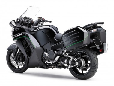 Carénages Moto Kawasaki GTR1400/ZG1400 2007-2009 - Noir Mat Vert Doubler