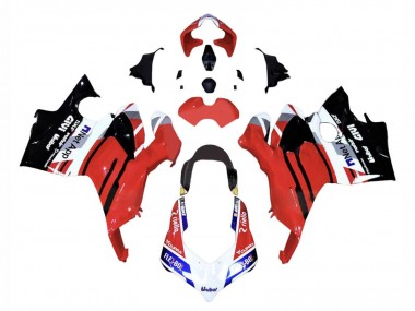Carénages Moto Ducati Panigale V4 V4S 2018-2019 - Rouge Bleu Noir Brillant Flex-Box Givi