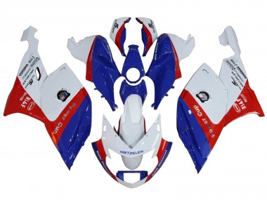 Carénages ABS BMW K1200S 2005-2010 - Blanc Rouge Bleu