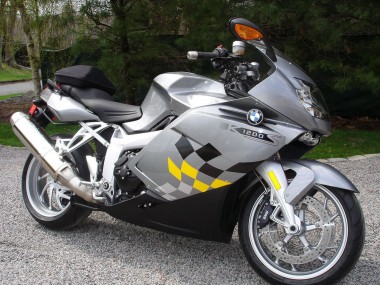 Carénage Moto BMW K1200S 2005-2010 - Argent Jaune Noir