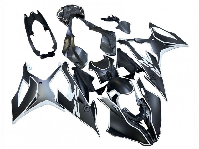 Carénages Moto BMW S1000RR 2019-2022 - Noir Blanc