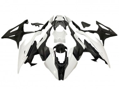 Carénages Moto BMW S1000RR 2019-2022 - Noir Mat Blanc